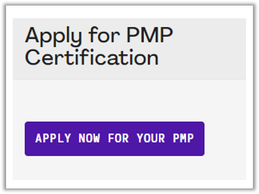 Apply for PMP Certification